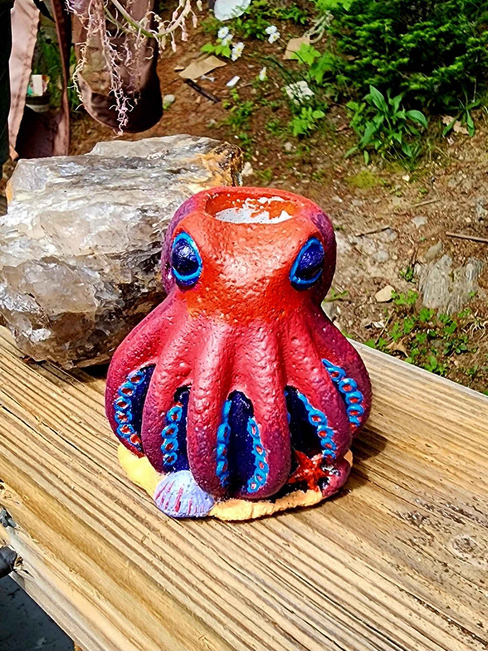 Cement Octopus Planter